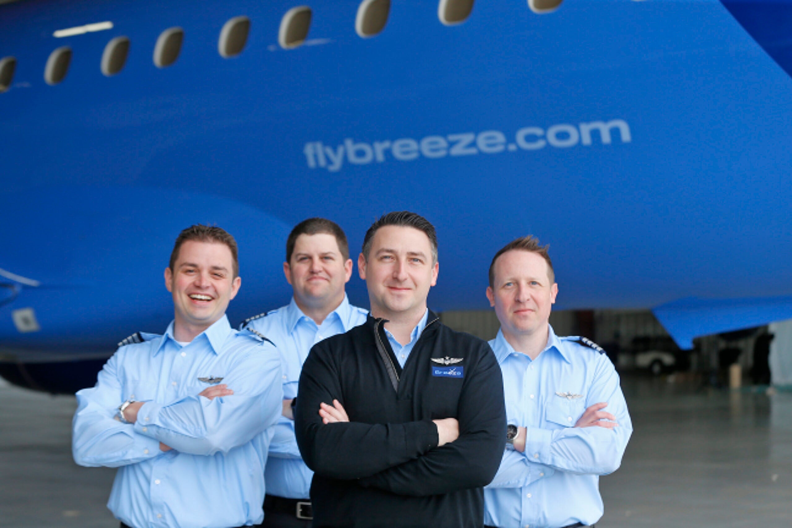 Four Breeze Airways pilots