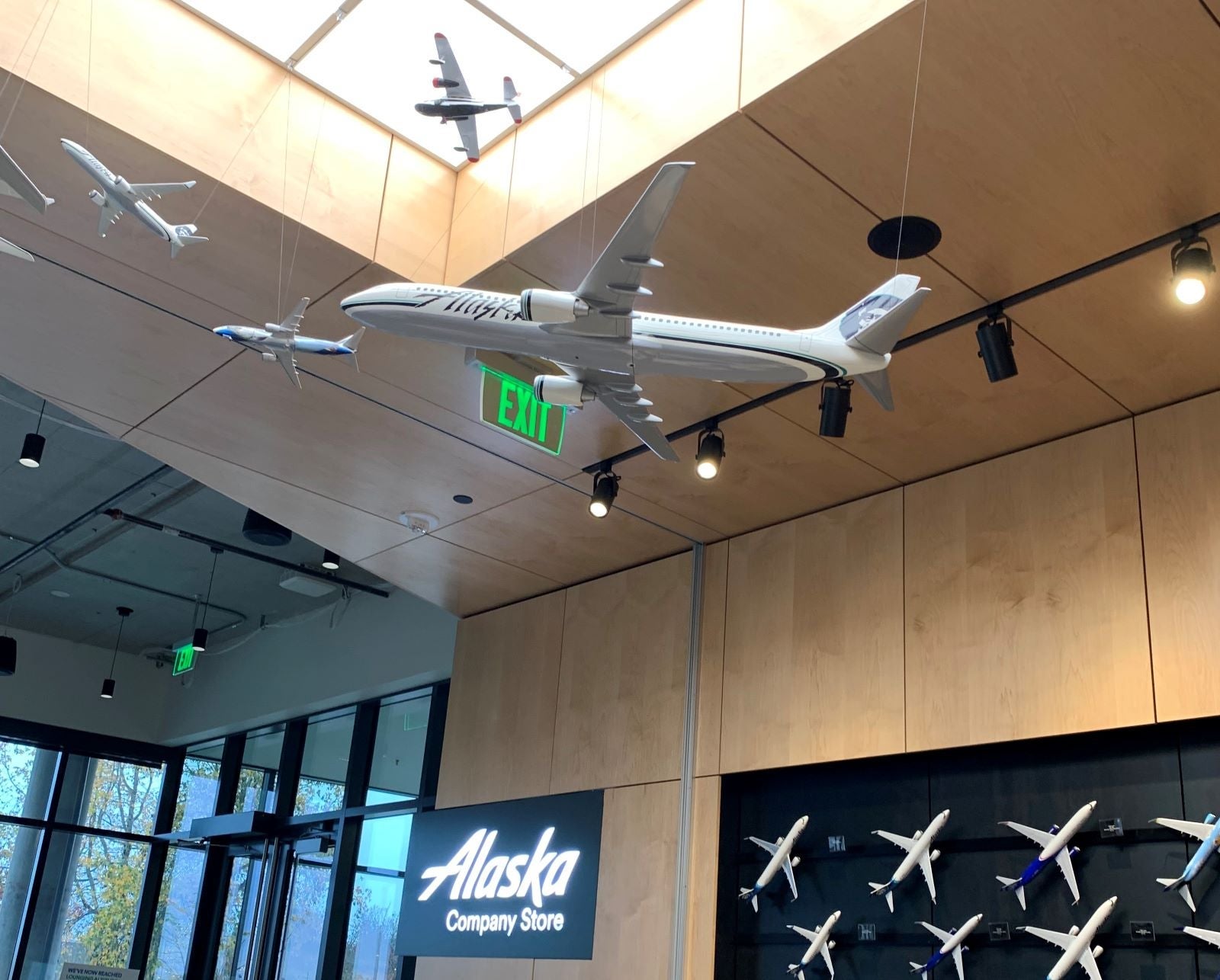 Airplane Models at Alaska Airlines Store