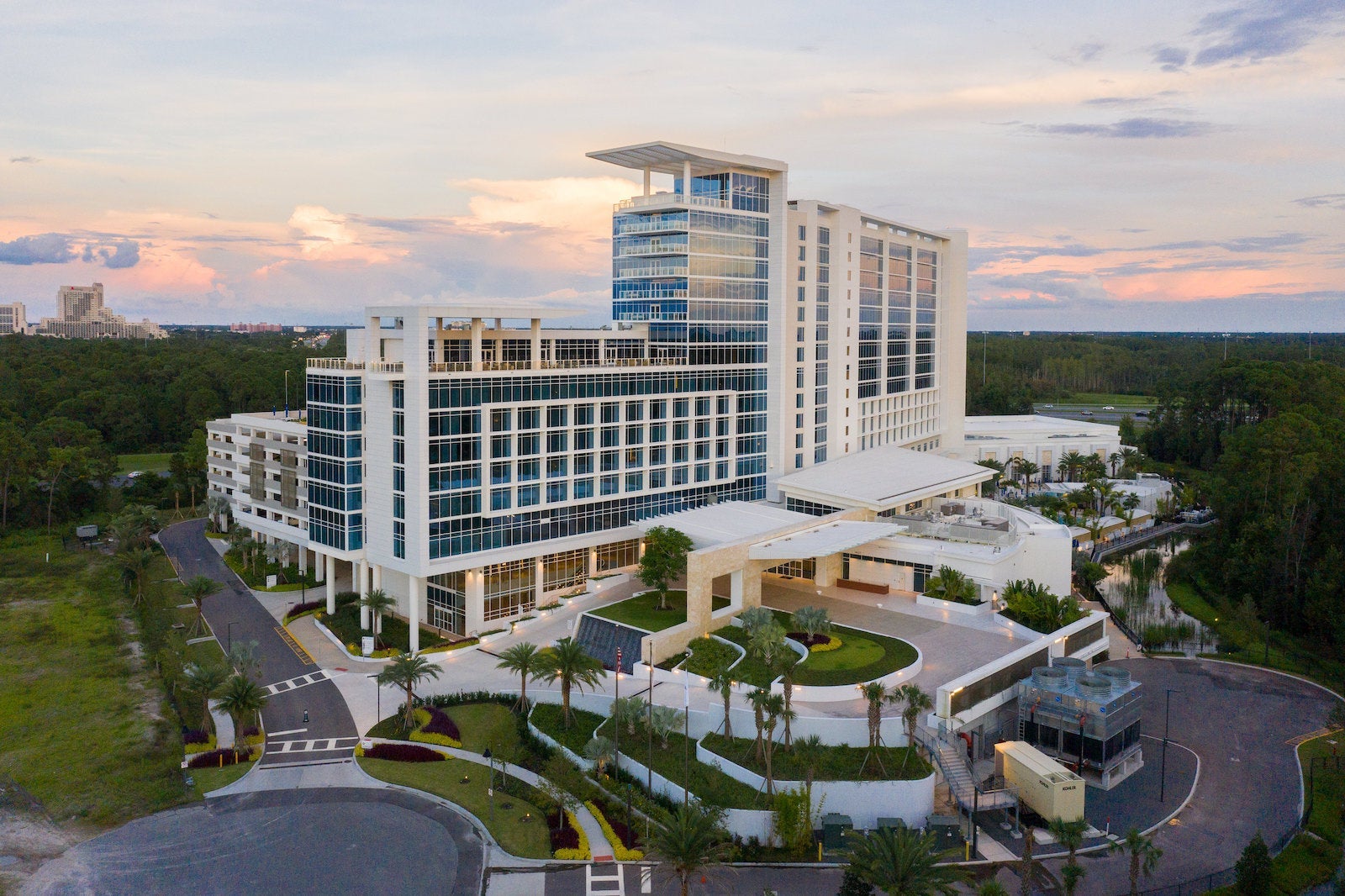 large hotel building