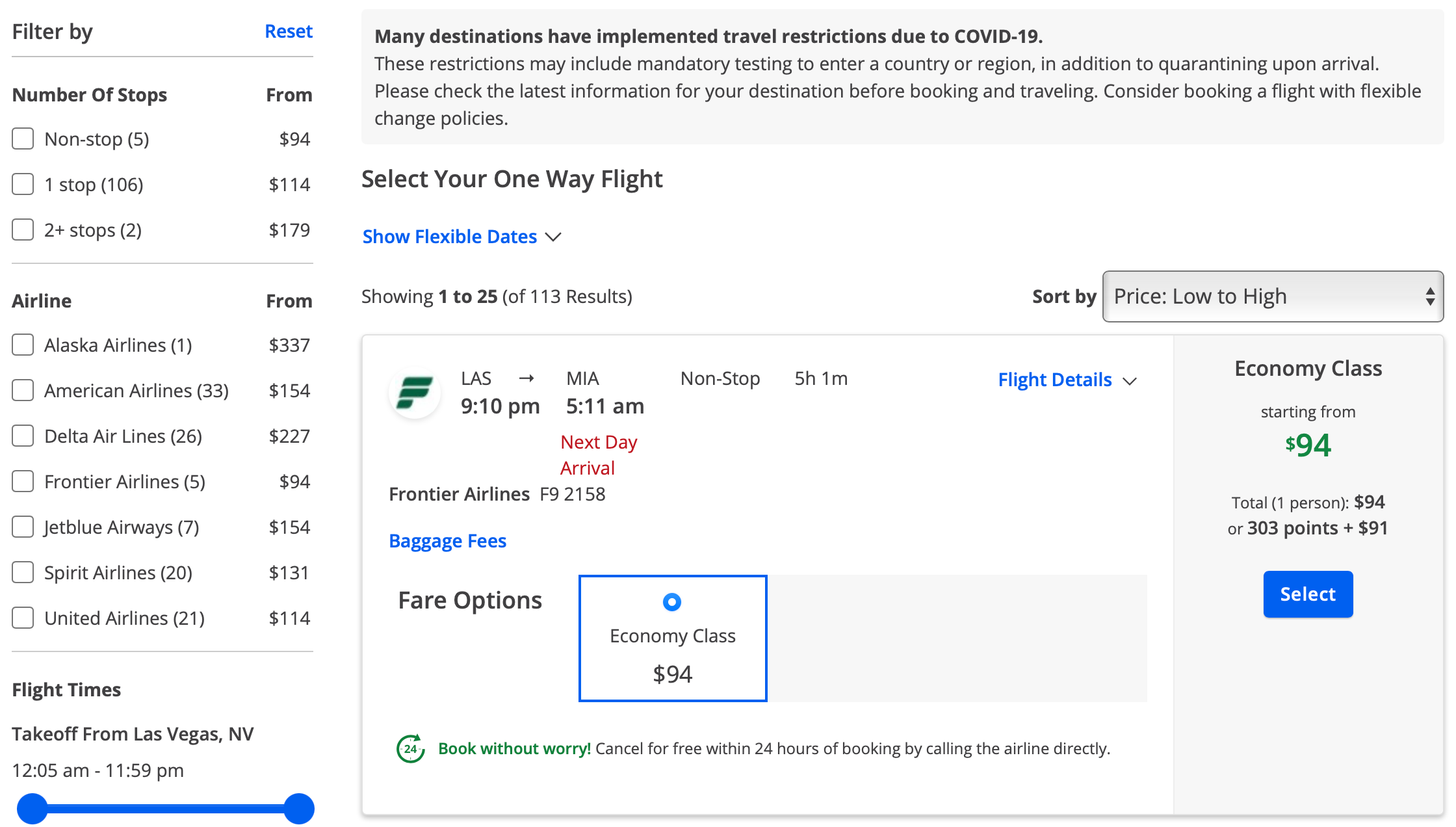 New Chase portal search results