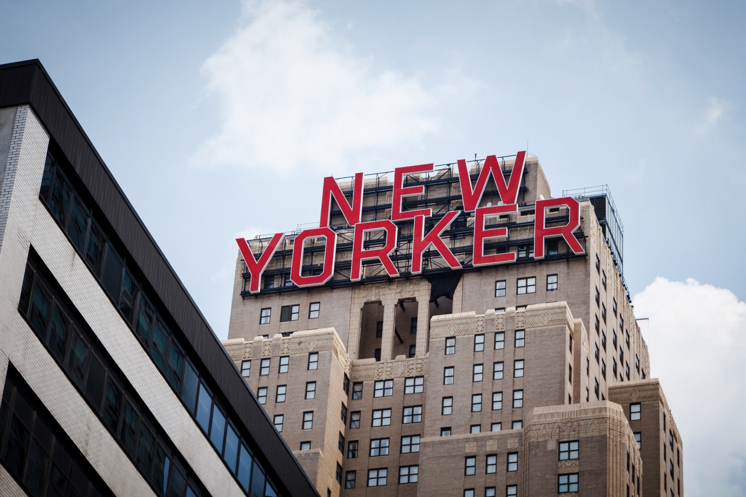 The New Yorker hotel sign