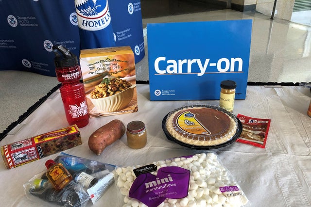 Here's what Thanksgiving foods you can bring in your carry-on and what