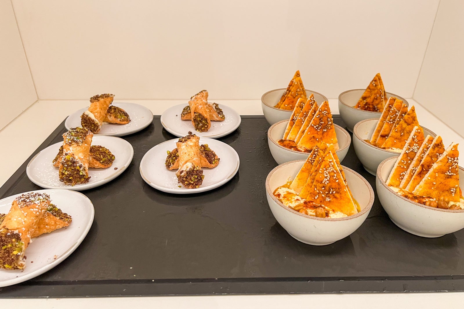 Capital One Lounge DFW food