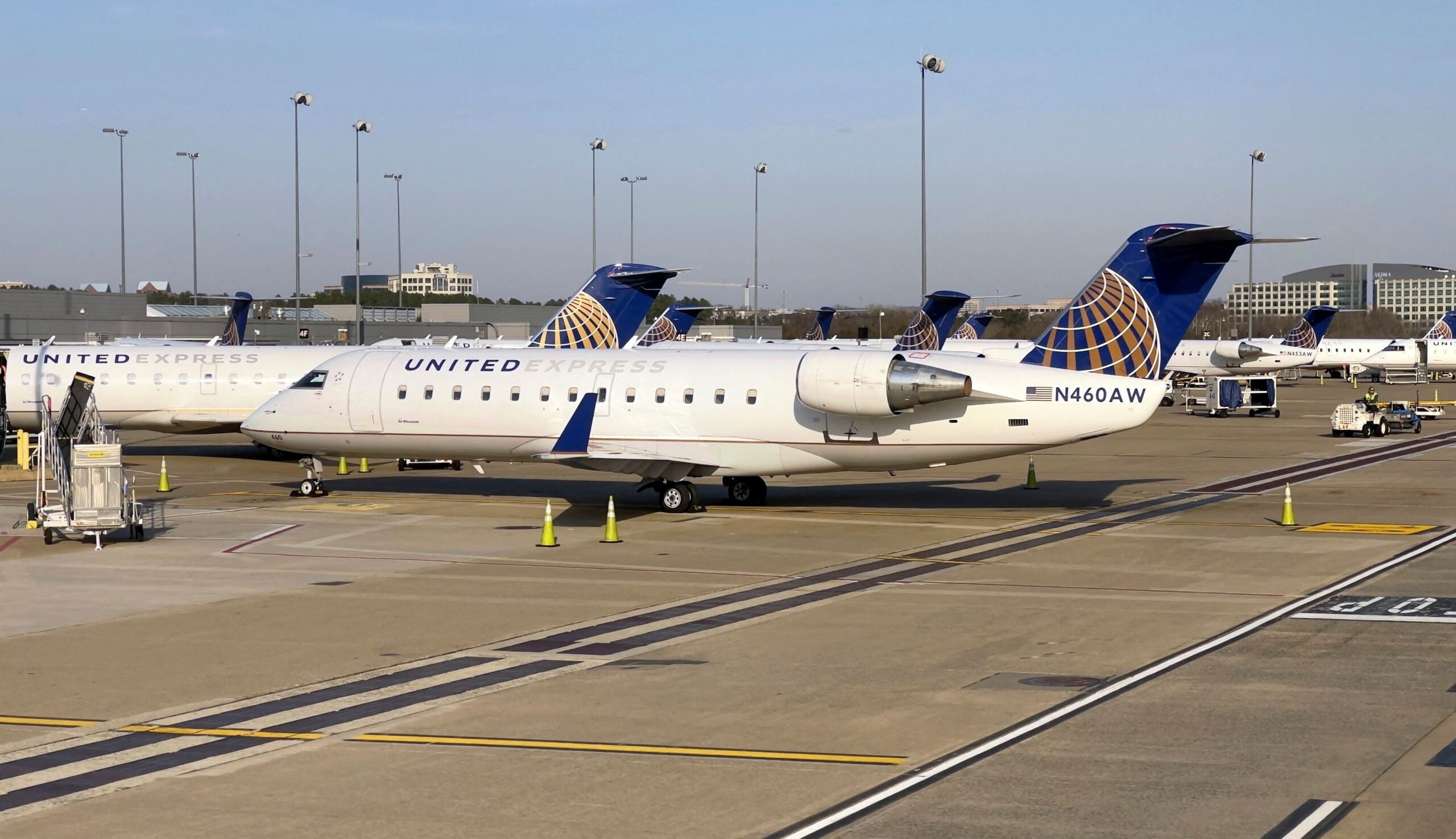 United planes on the tarmac
