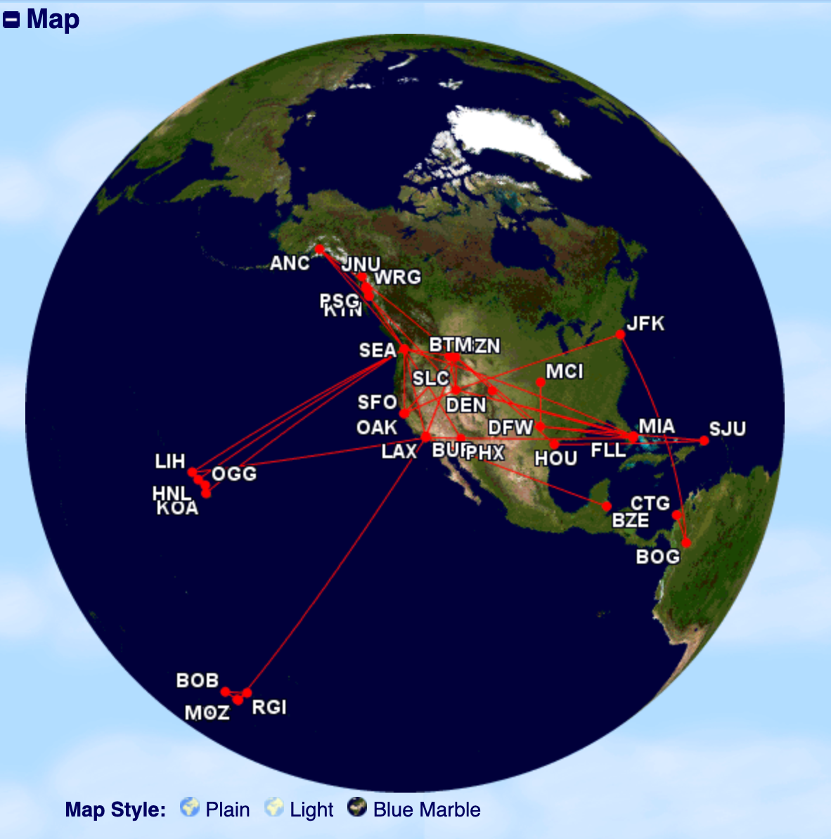 (Screenshot courtesy Great Circle Mapper)