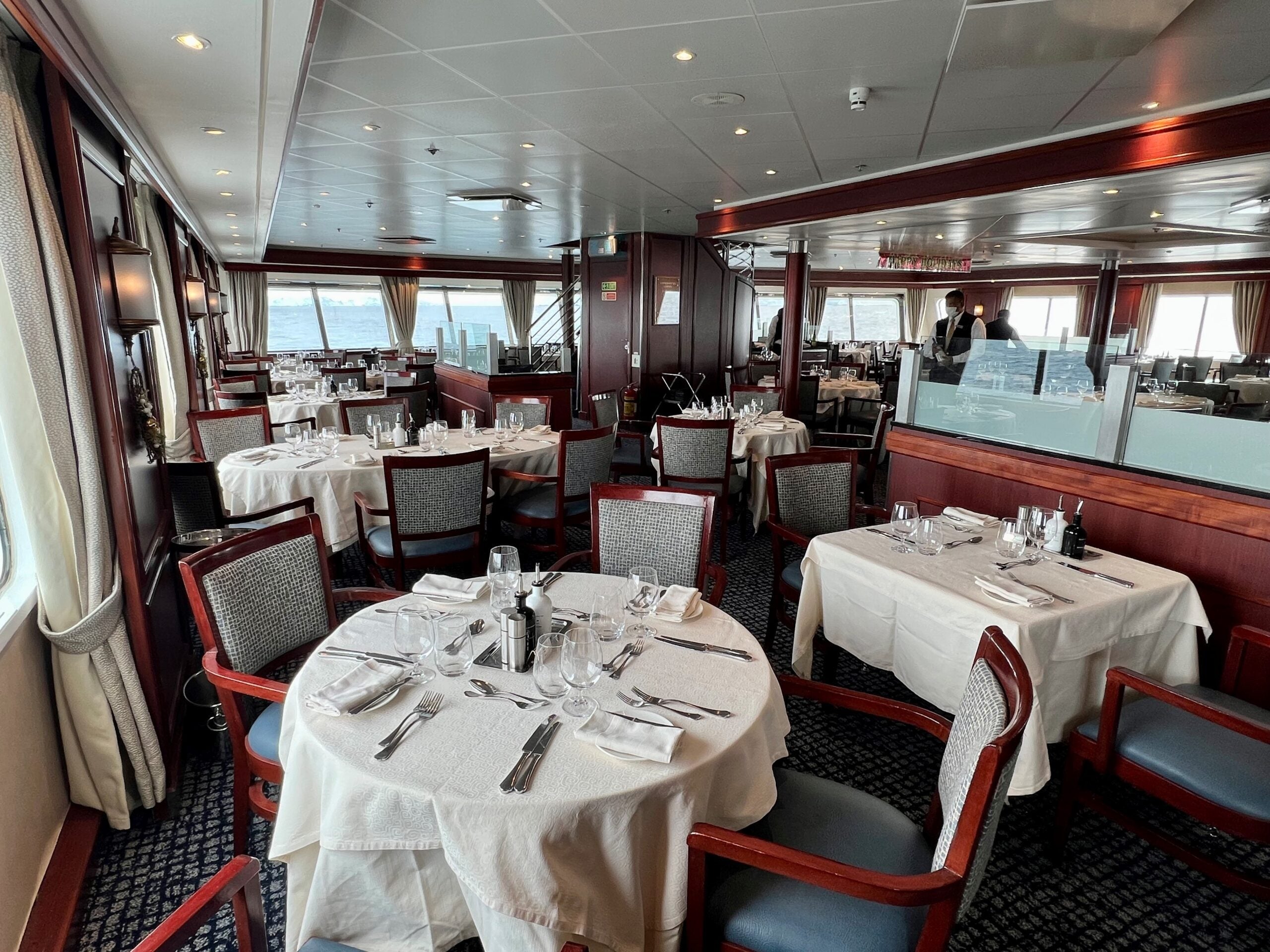Dining room on Silver Explorer cruise ship