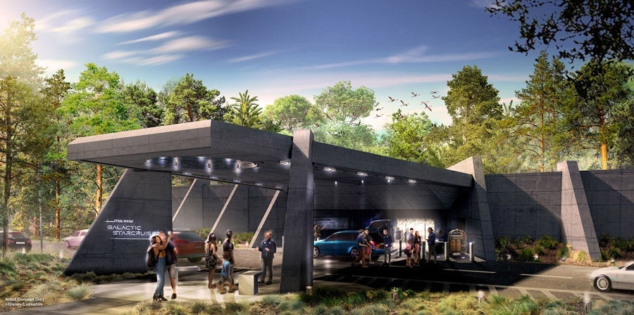 exterior of star wars hotel