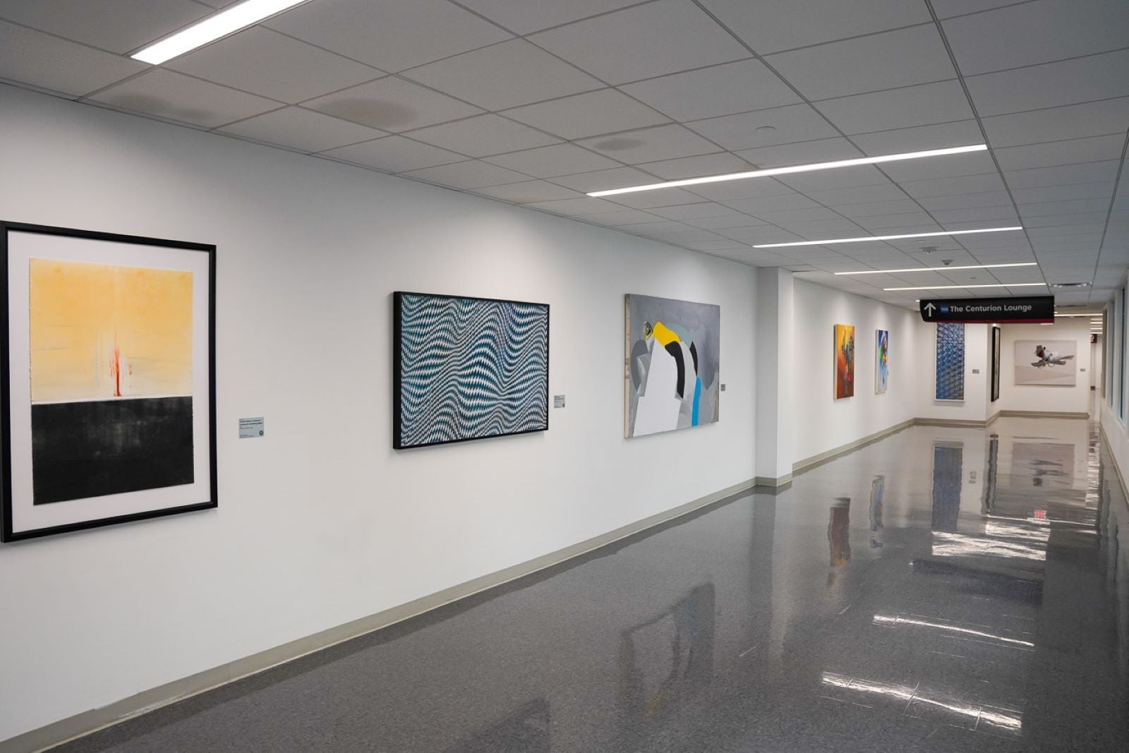Terminal D hidden art gallery