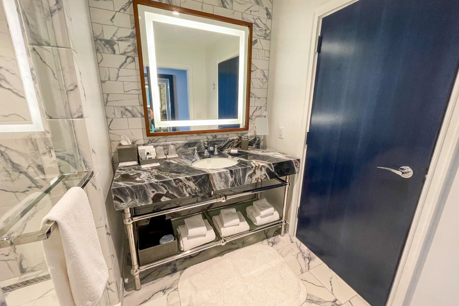 Bathroom at the JW Marriott Savannah Plant Riverside