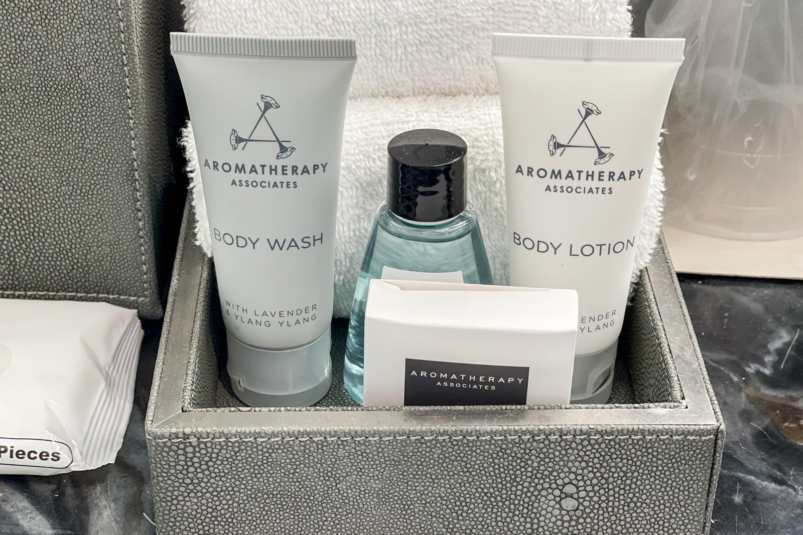 Bath amenities at the JW Marriott Savannah Plant Riverside