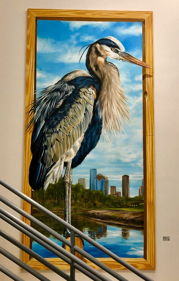 Anat Ronen - The Great Blue 2019. Artwork at IAH