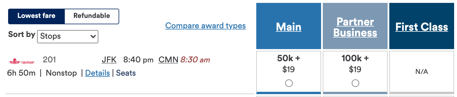 Alaska Royal Air Maroc