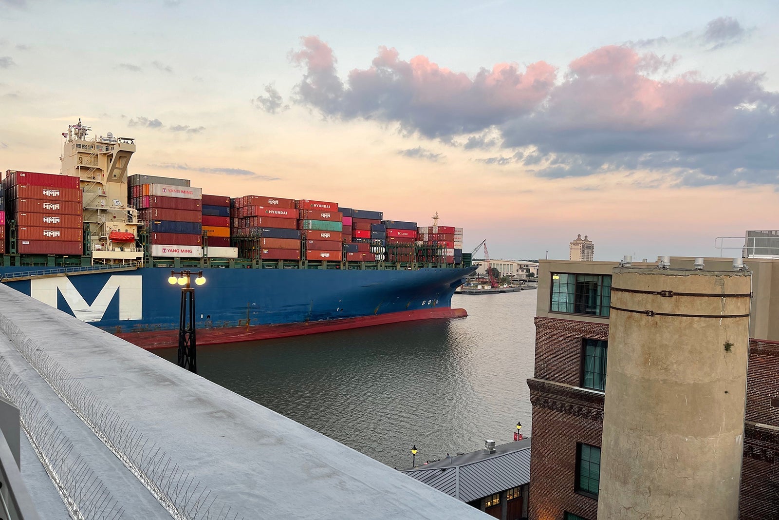 River view from king room at JW Marriott Savannah Plant Riverside District