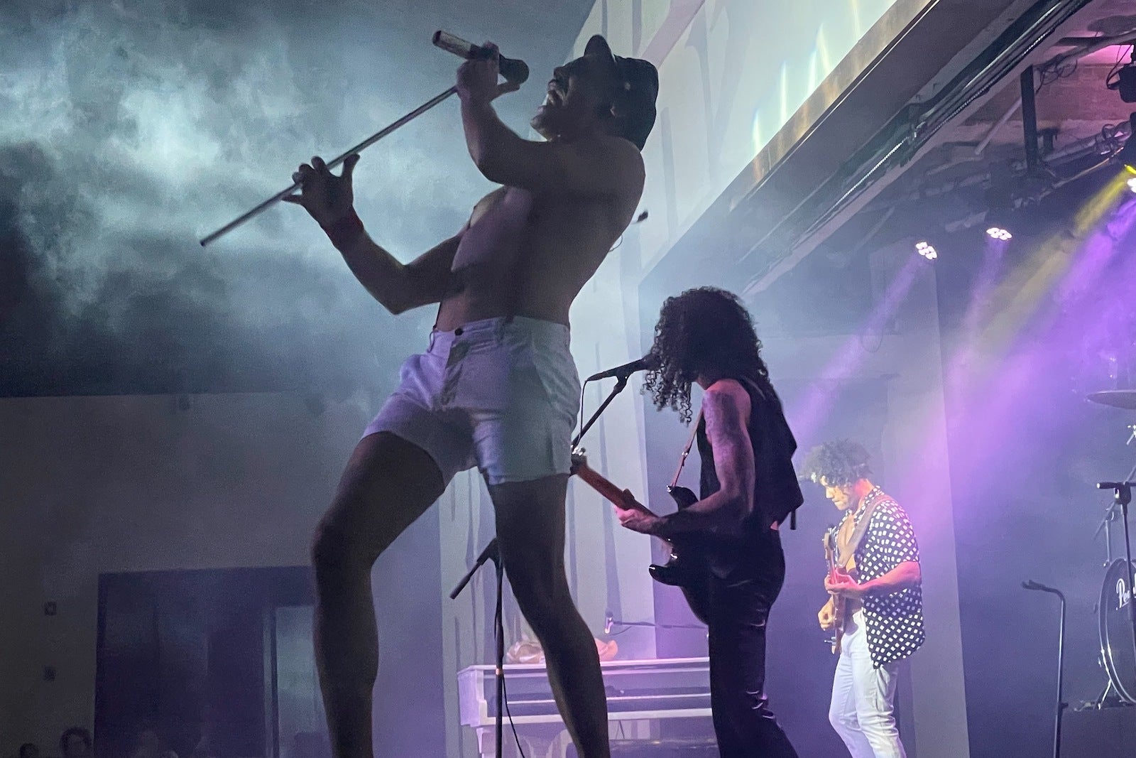 band playing music on stage