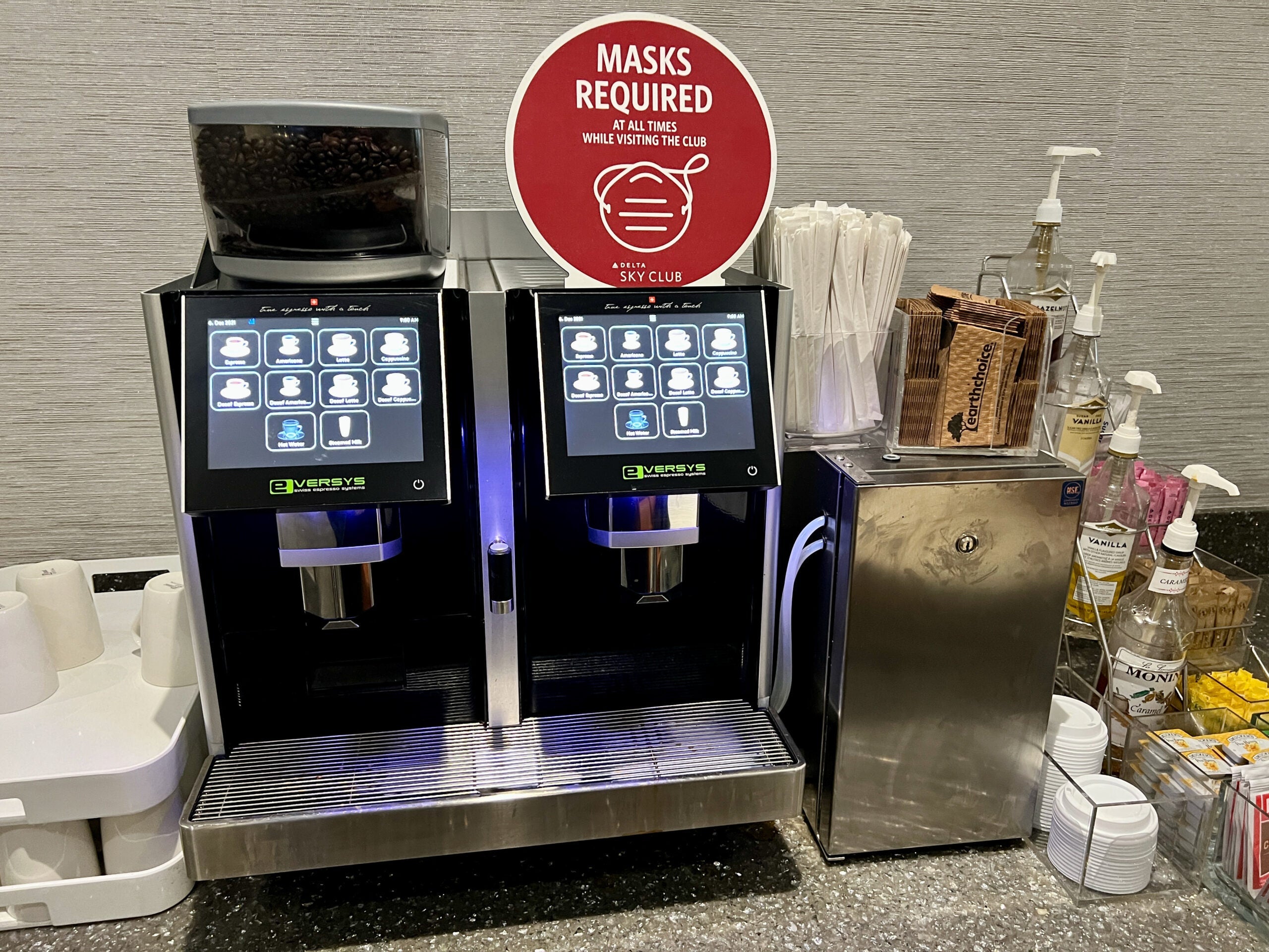 DFW Sky Club espresso machine