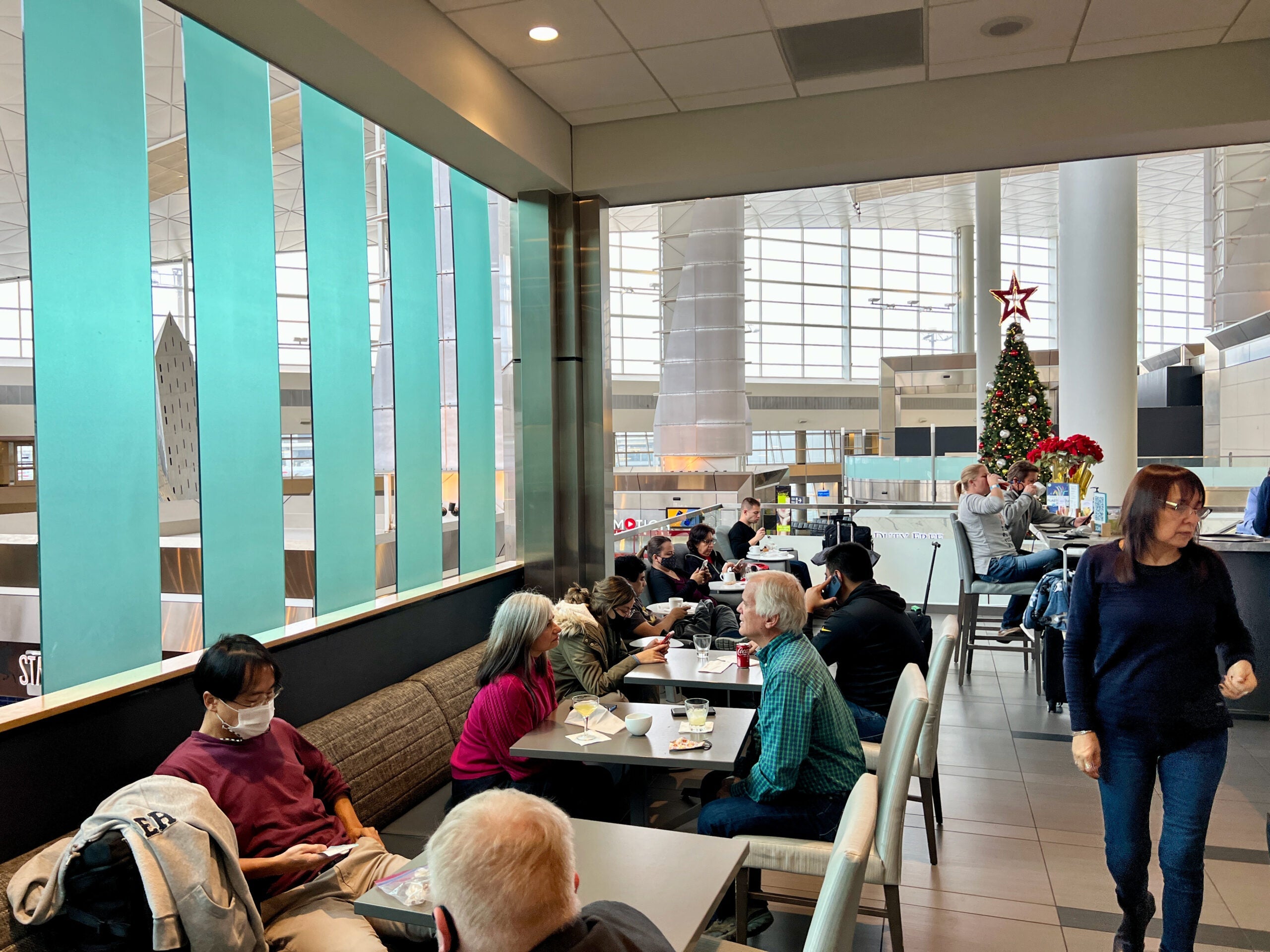 DFW The Club eating area