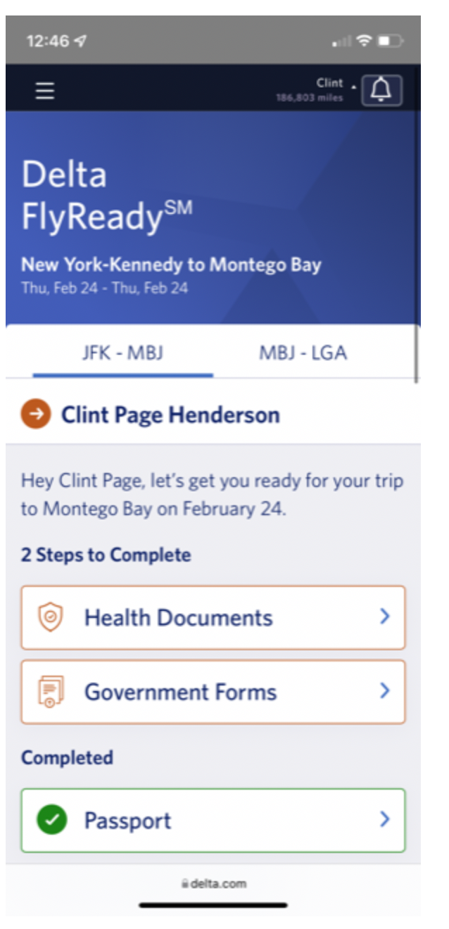 Delta Flyready. (Screenshot courtesy Delta Air Lines)