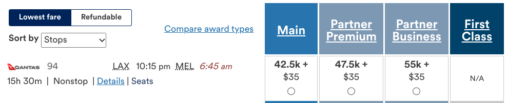 alaska airlines price to australia