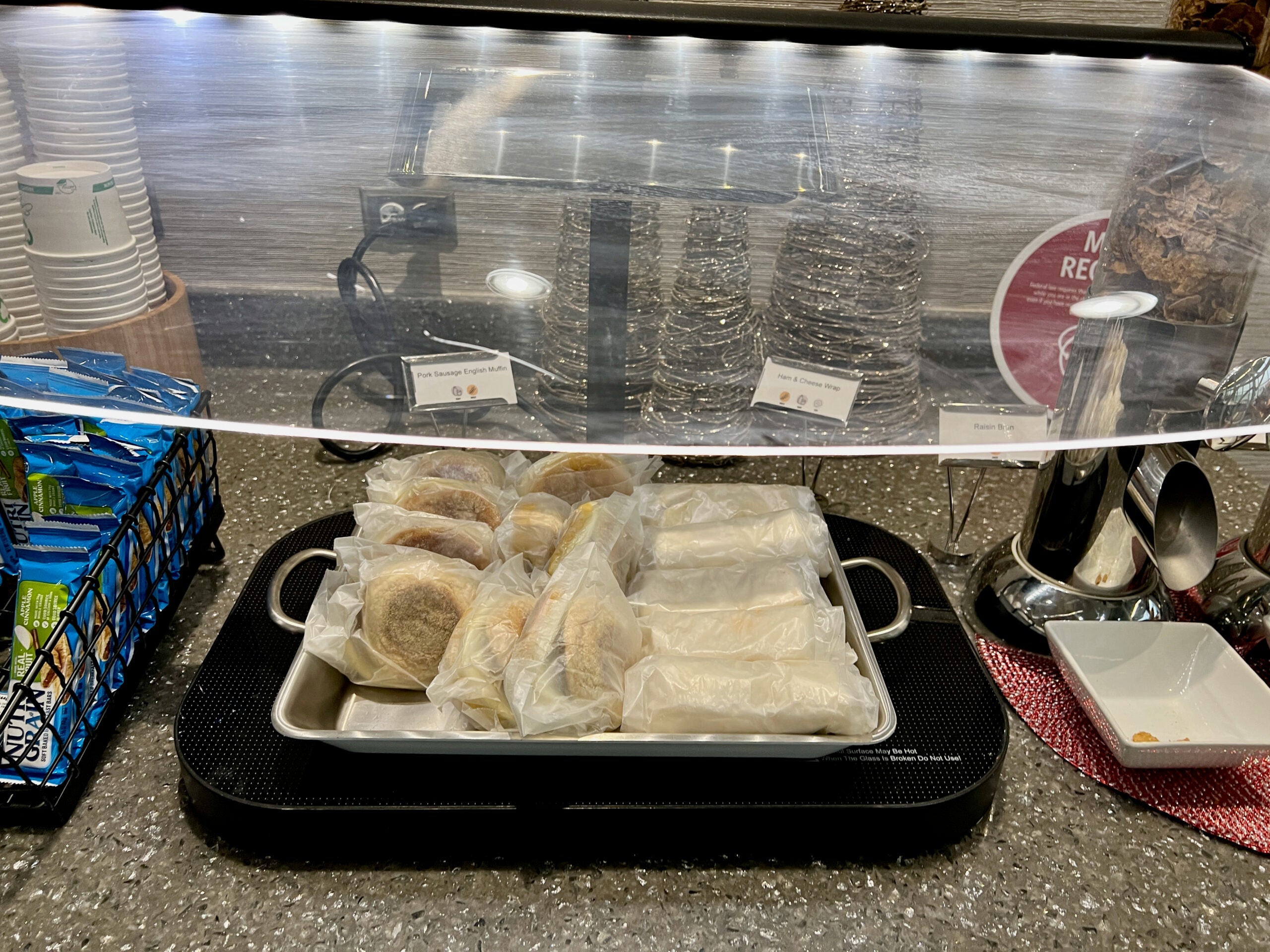 Sky Club DFW packaged sandwiches