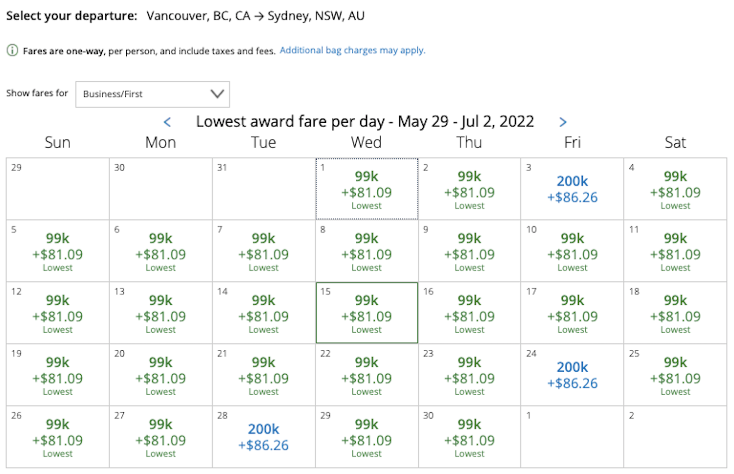 Award search on United