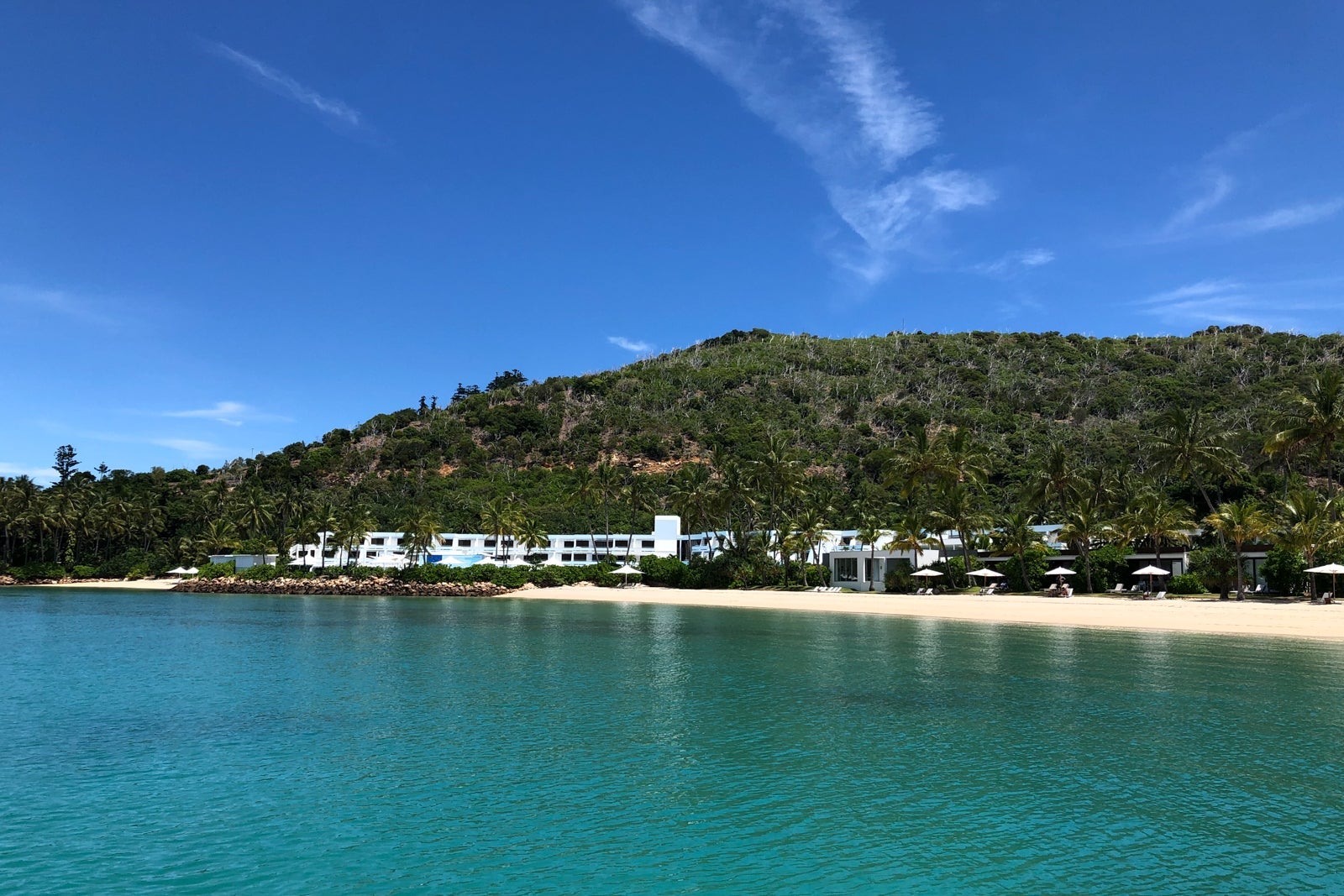 InterContinental Hayman Island Resort along the turquoise shoreline