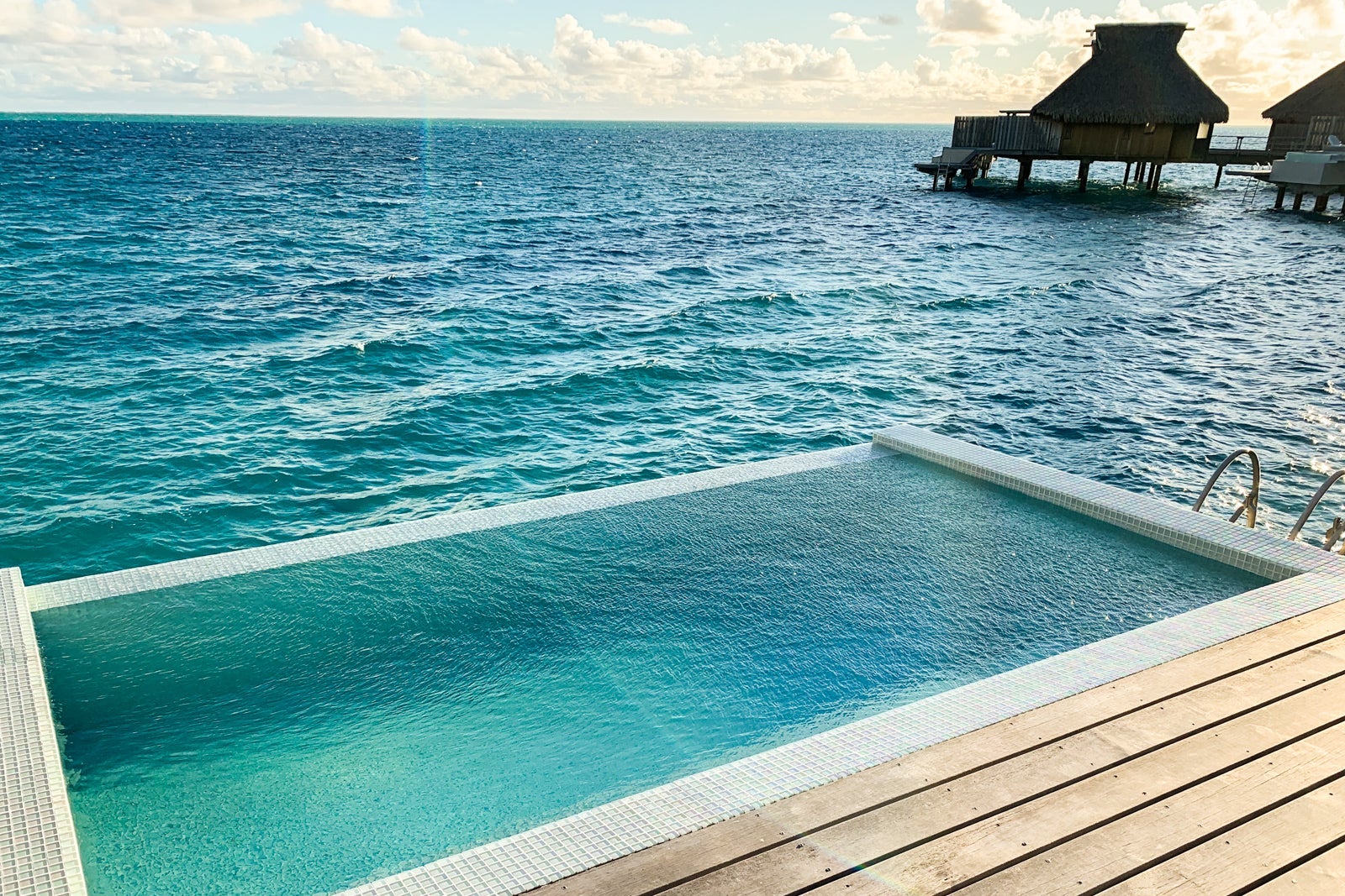 View from overwater bungalow