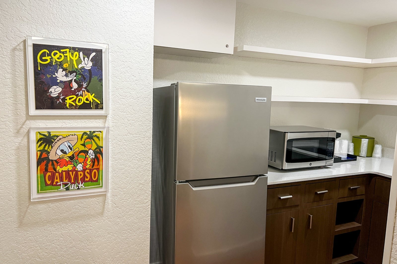Kitchen in family suite at Disney's All-Star Music Resort
