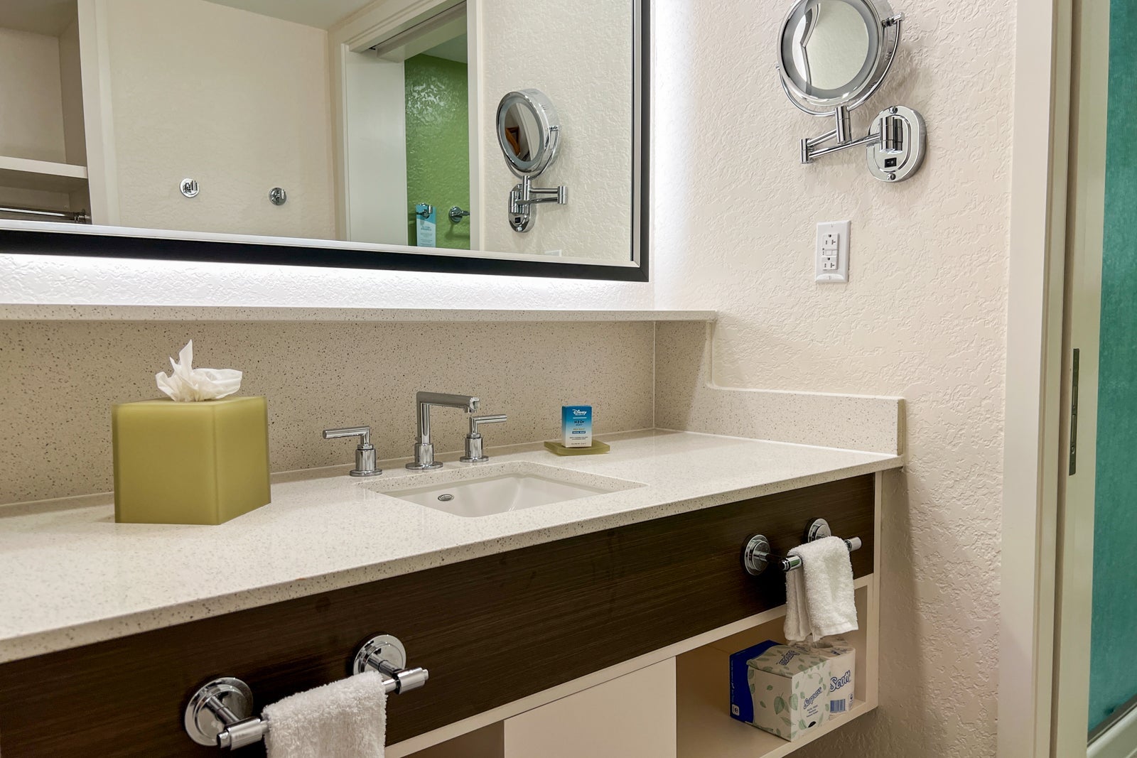 Bathroom in family suite at Disney's All-Star Music Resort