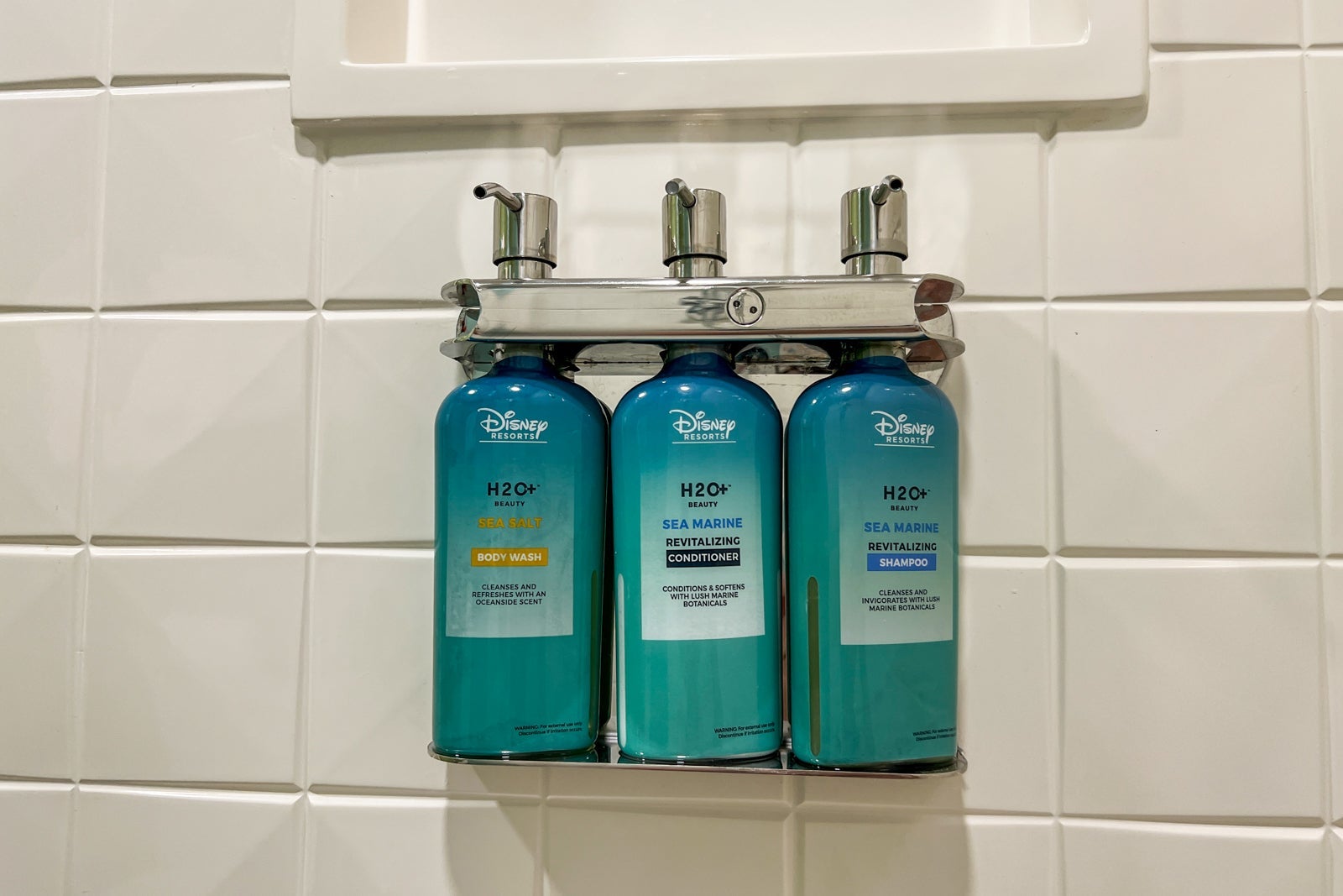 Bathroom in family suite at Disney's All-Star Music Resort