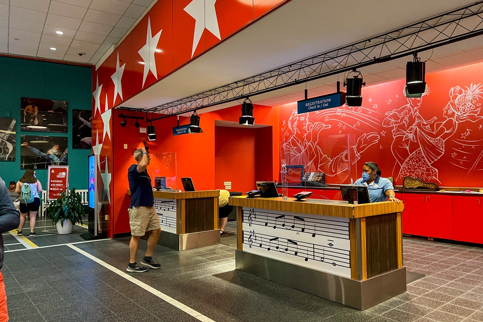Lobby of Disney's All-Star Music Resort