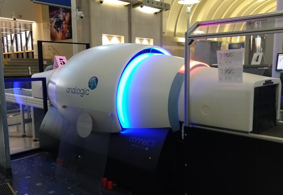 new TSA 3d CT x ray scanners