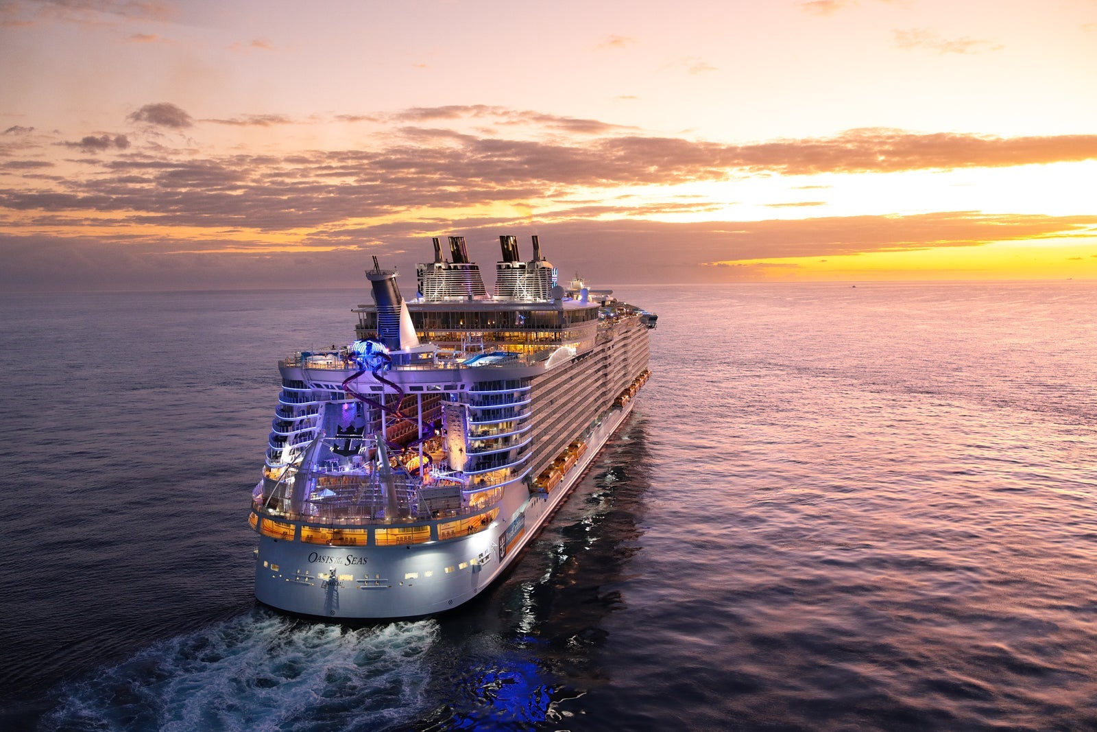 Royal Caribbean ship at sea