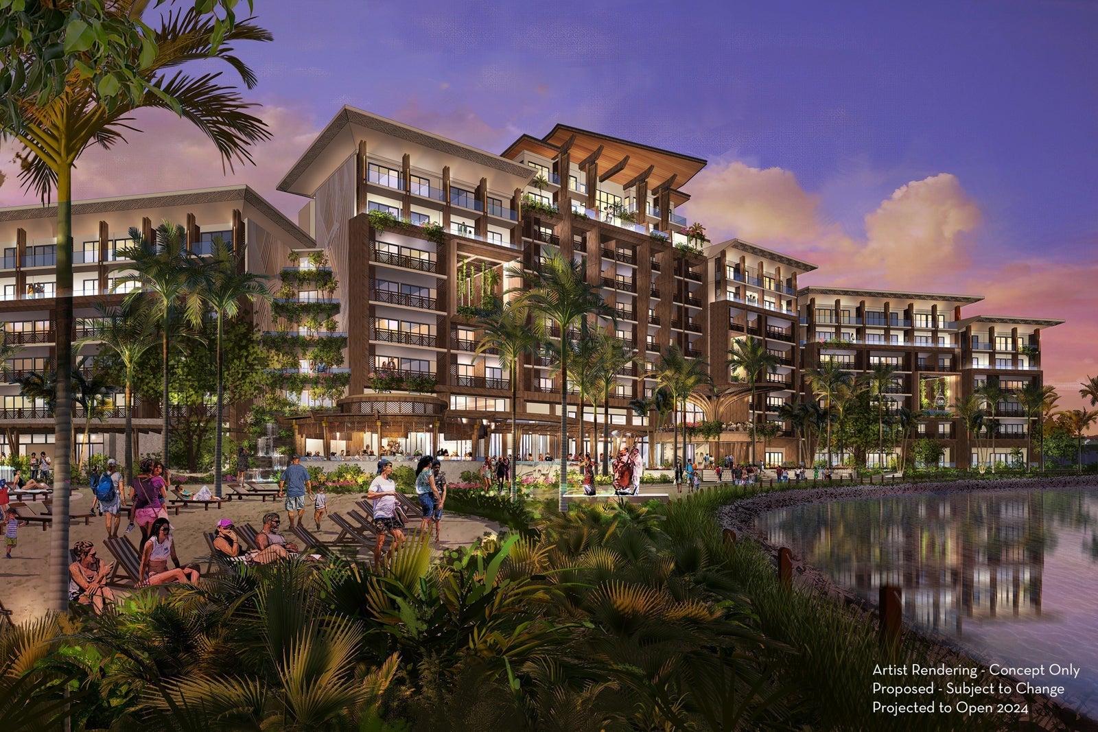 Rendering of Disney Vacation Club Villas Planned for Disney’s Polynesian Village Resort