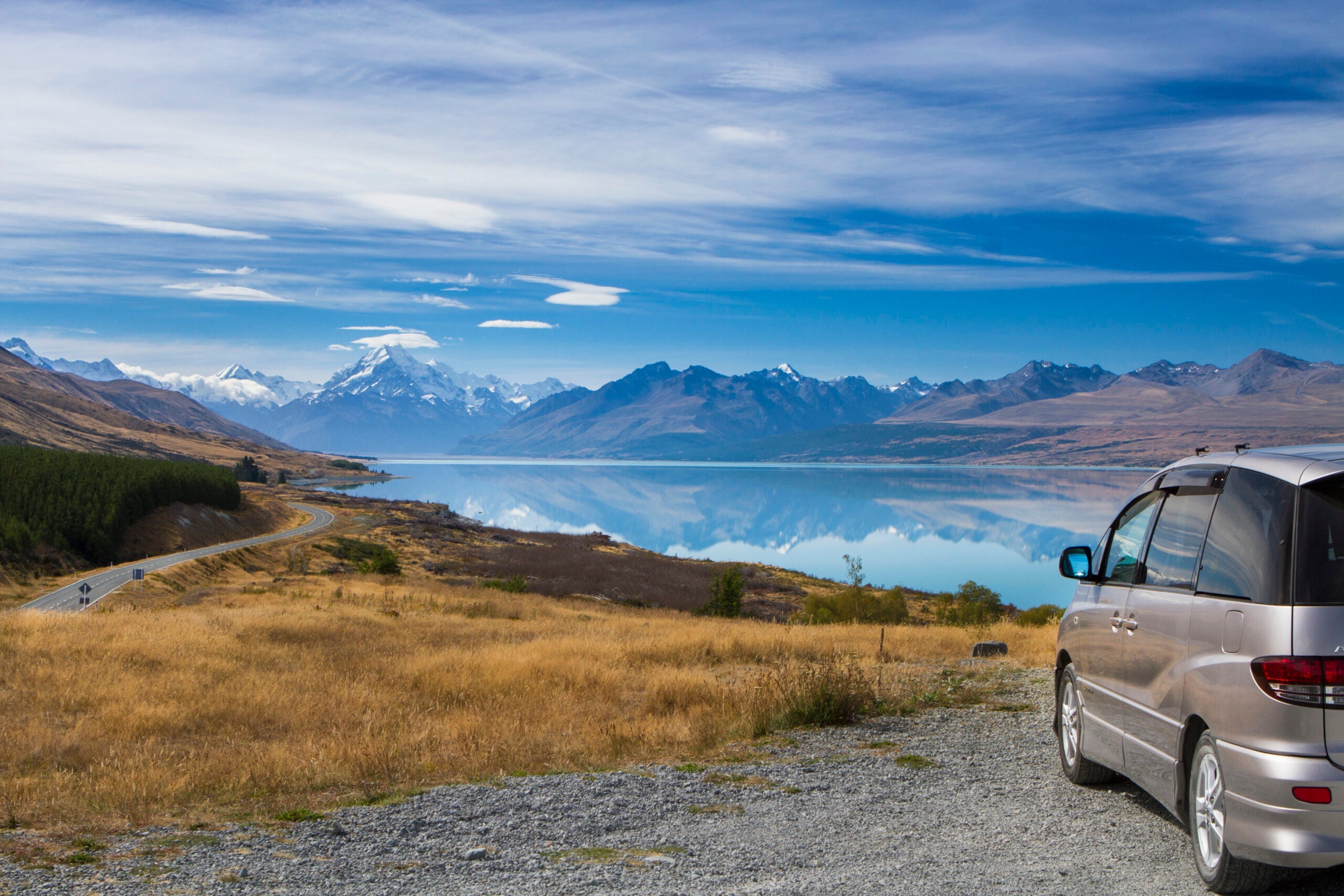 New Zealand scenic road