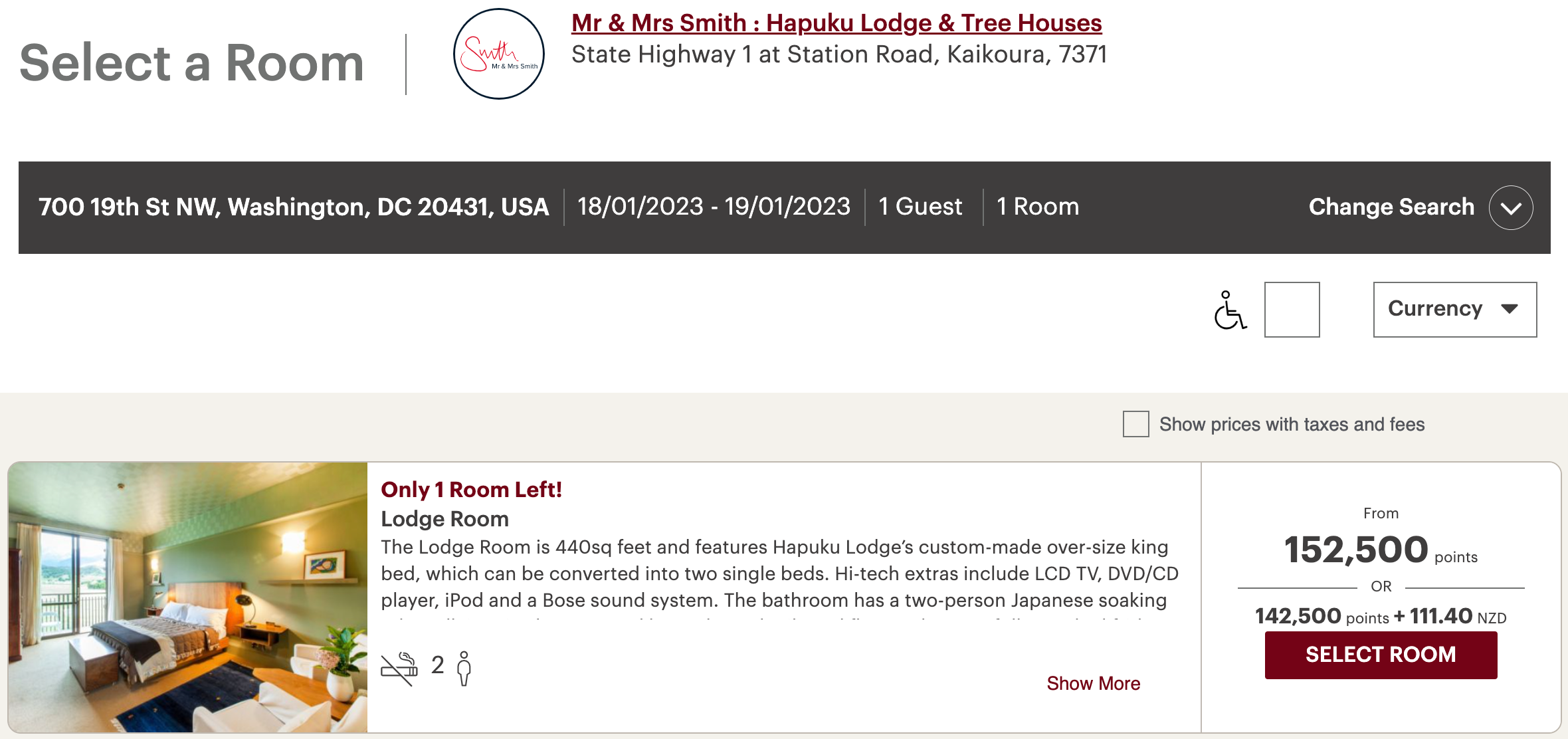 IHG Mr & Mrs Smith New Zealand