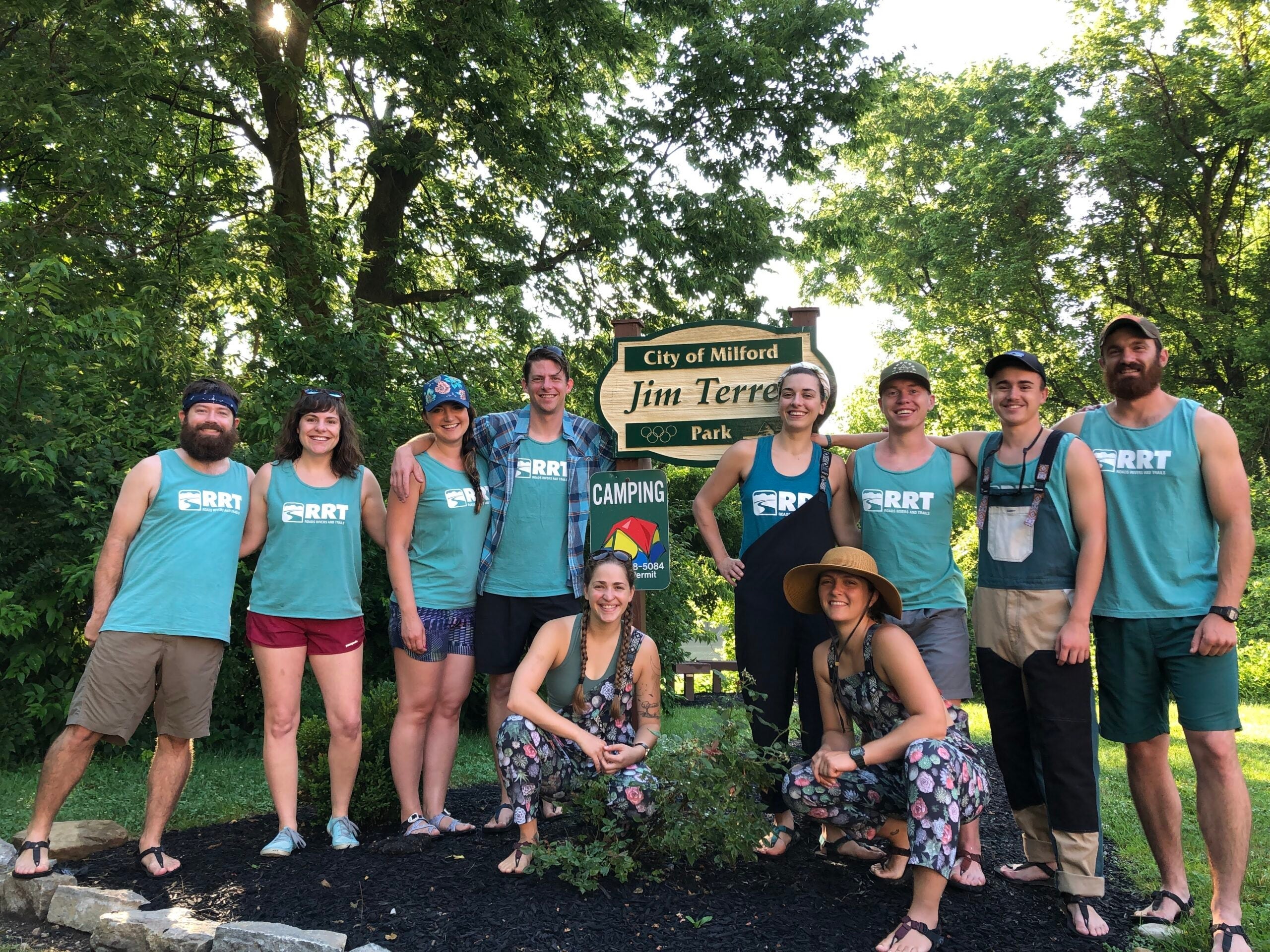 The staff of Rivers Roads and Trails