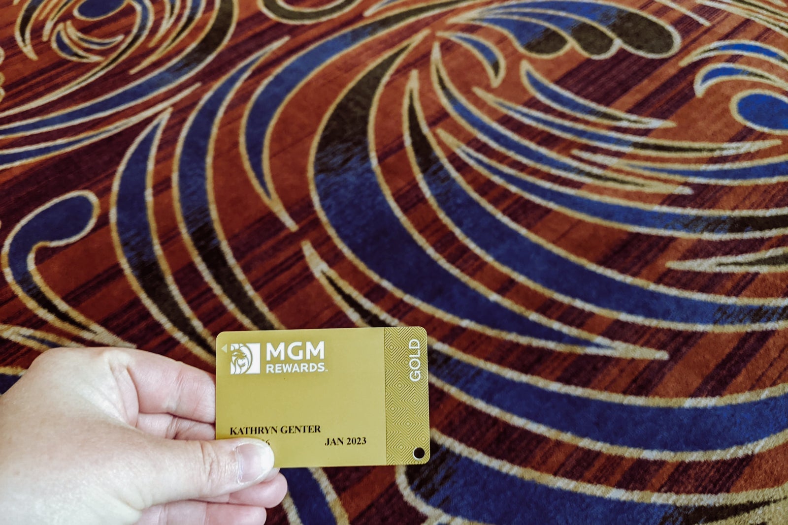 MGM Rewards card