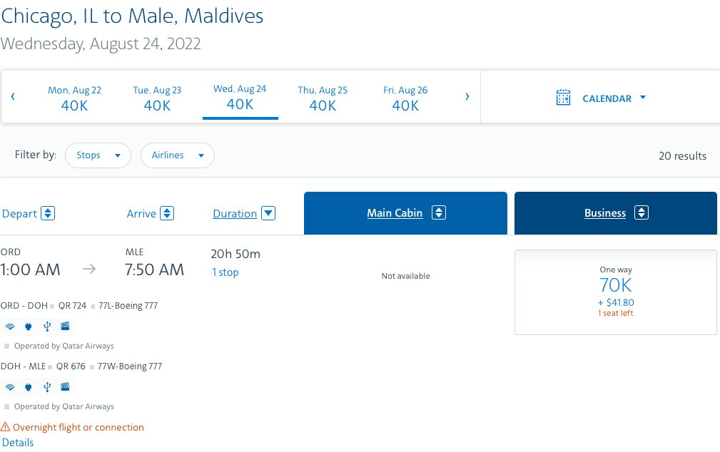 ORD to MLE award space