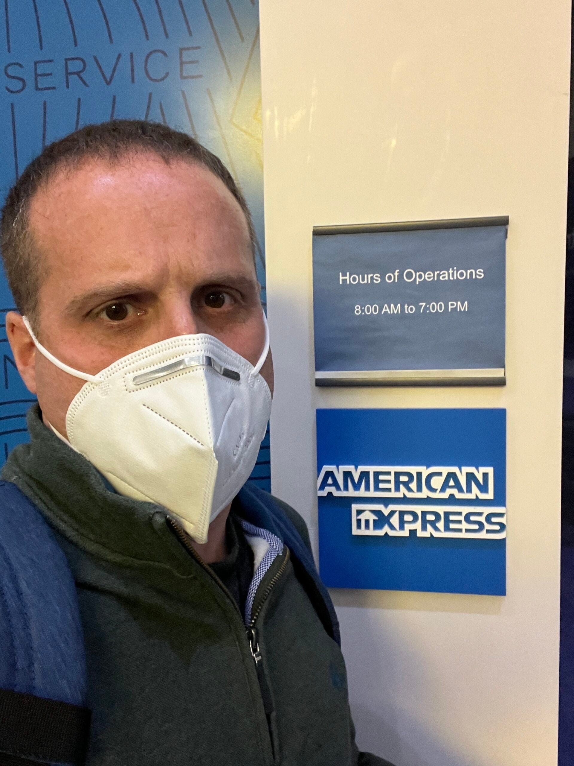 The American Express Centurion Lounge at LGA. (Photo by Scott Mayerowitz/The Points Guy)