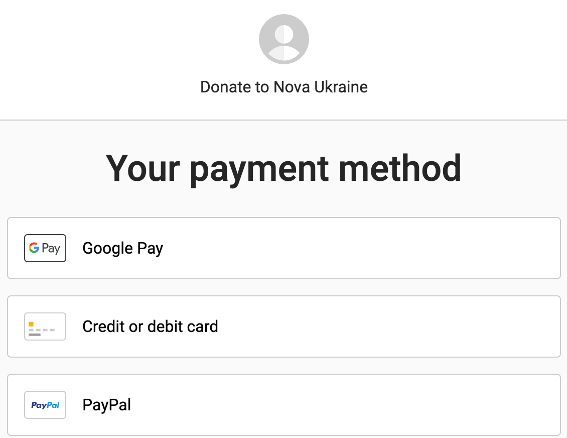 JustGiving.com donations