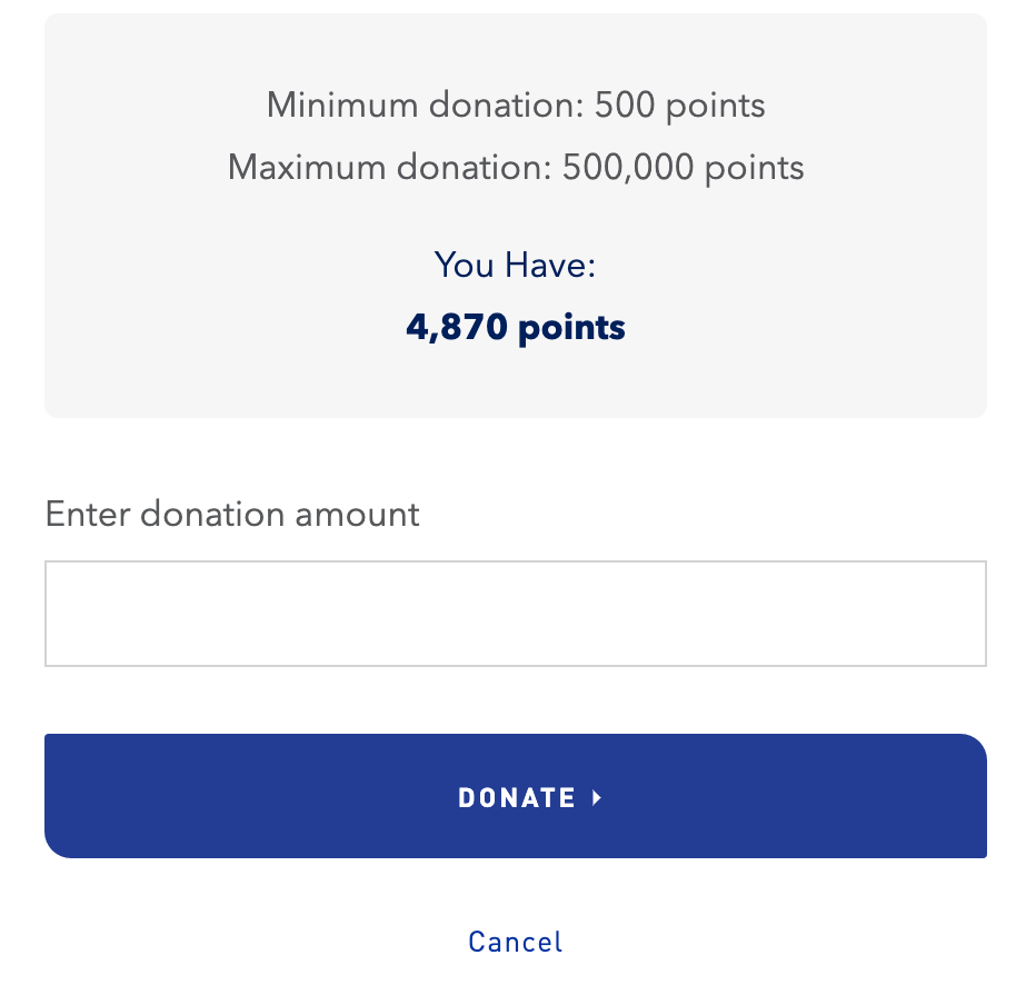 Make a point to donate with JetBlue