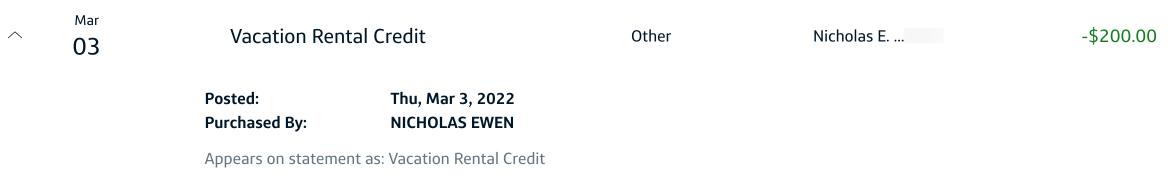 The $200 vacation rental statement credit on the Venture X for booking an Airbnb