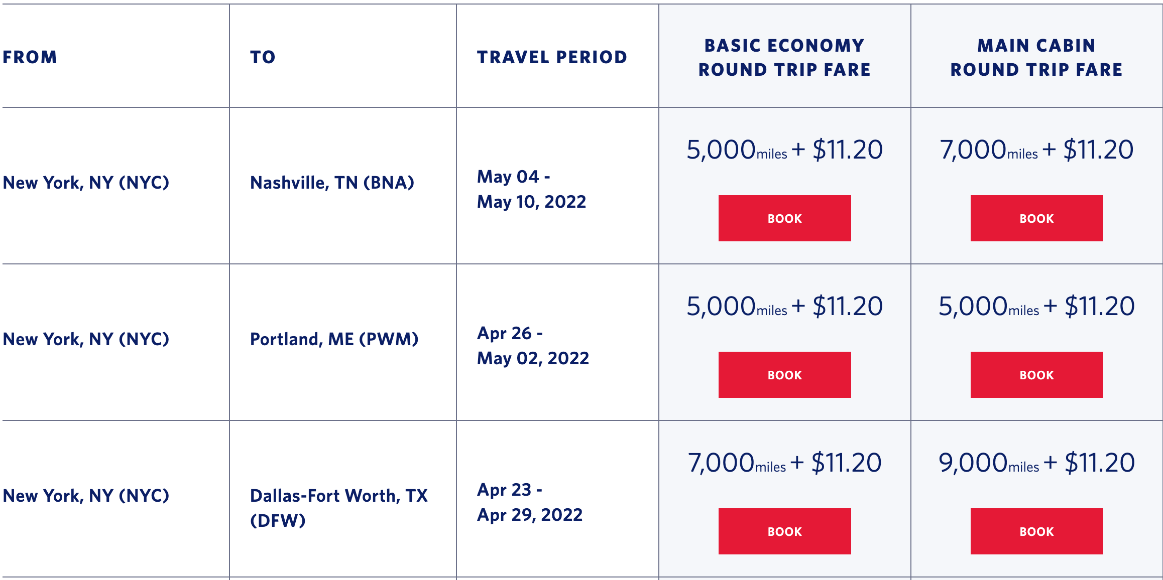 Booking a Delta flight using SkyMiles