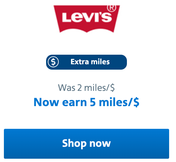 Levi's offer with American