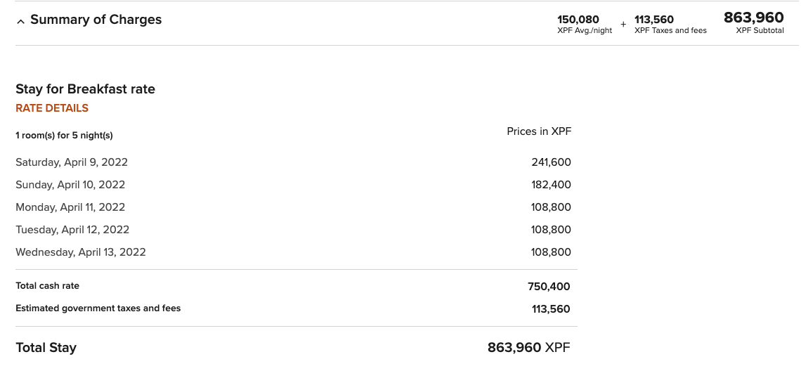 Booking a stay at the St. Regis Bora Bora