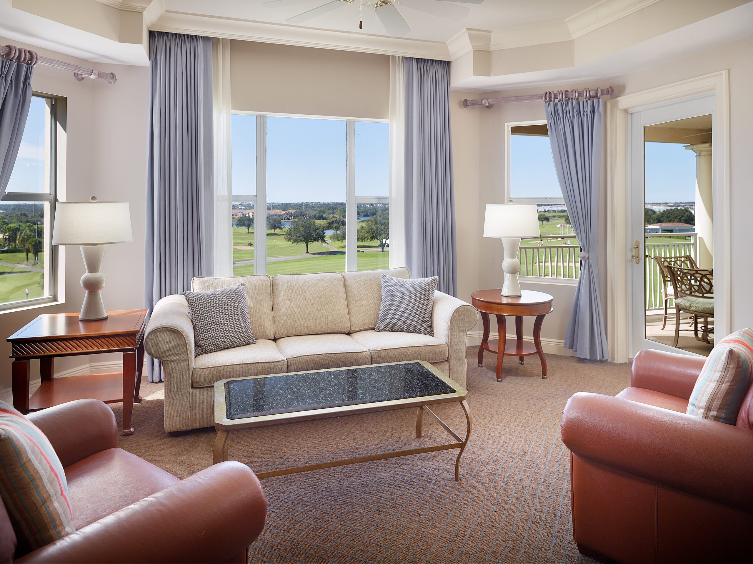 living room in villa at Omni Orlando Resort