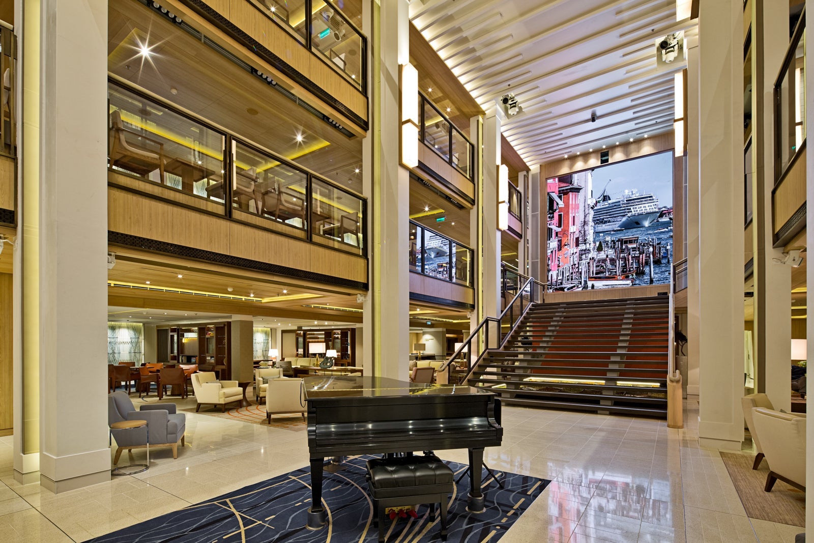 Viking Cruises Cruise Stock Viking Atrium