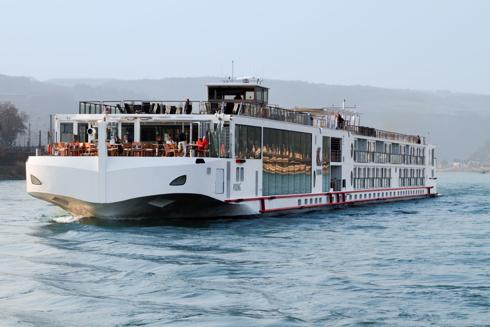Viking Cruises Cruise Stock Viking Longship Rhine