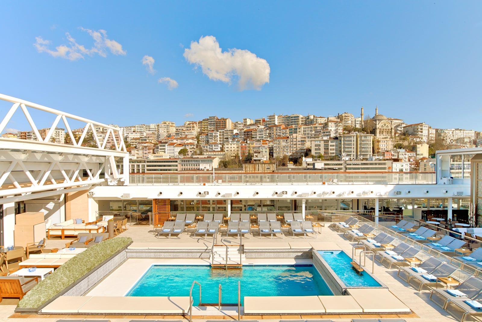 Viking Cruises Cruise Stock Viking Main Pool Open