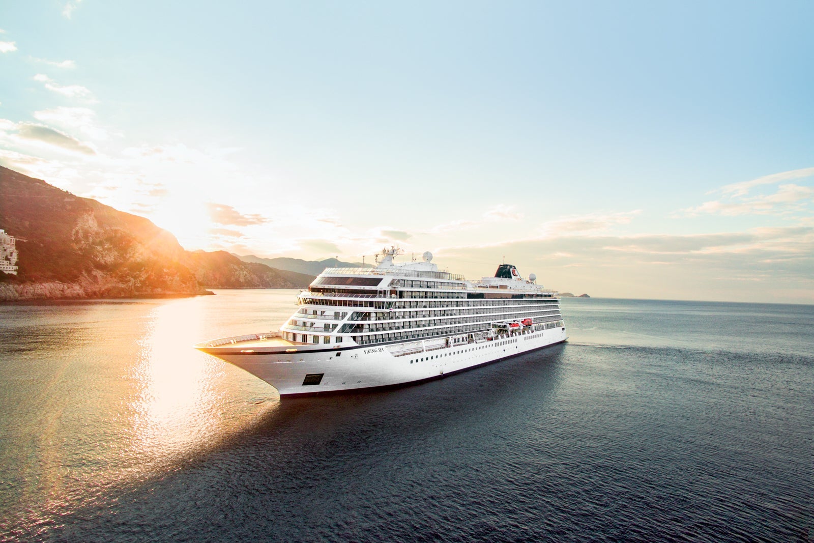 Viking Cruises Cruise Stock Viking Sea Dubrovnik Sunset